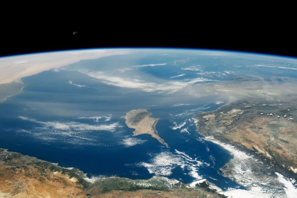 View of Earth from Space, for illustration purposes only